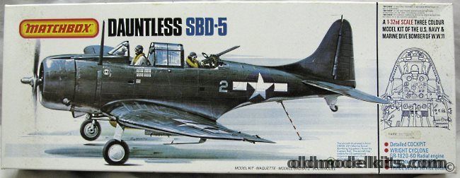 Matchbox 1/32 Douglas SBD-5 Dauntless - US Marines VMSB-231 1944 / A-24B French Air Force 1944 / Royal New Zealand Air Force 25 DBS 1944, PK-503 plastic model kit